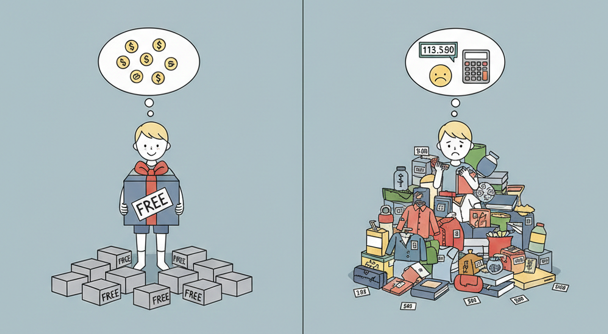 The Psychology of "Free": Kenapa Barang Gratisan Seringkali Bikin Konsumen Malah Keluar Duit Lebih Banyak